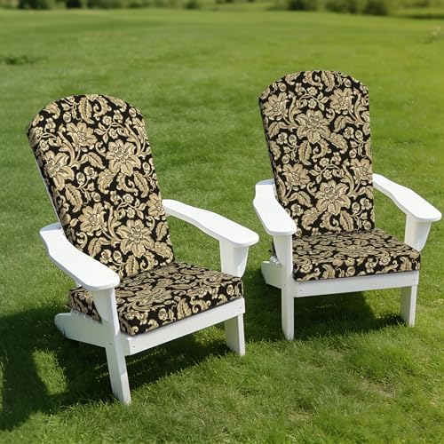LVTXIII Adirondack Chair Cushions 48x20x2.5 Inch, Water Repellent, Fade Resis...