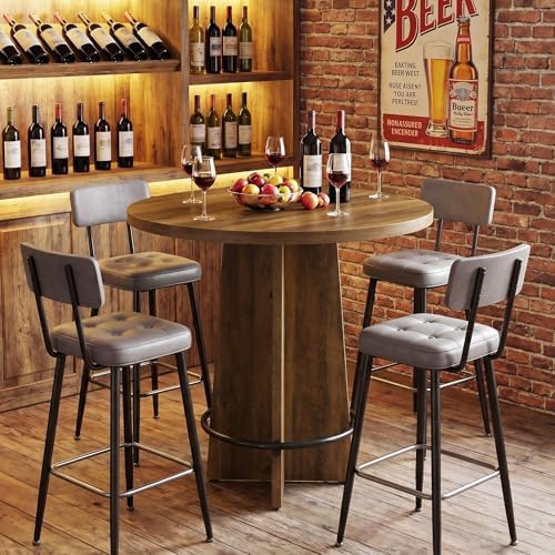 Tribesigns Round Bar Table