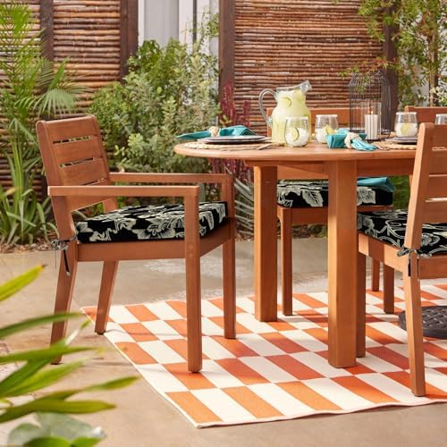 DYTXIII Set of 4 Outdoor Chair Cushions, Water Resistant 18.5"x16"x...