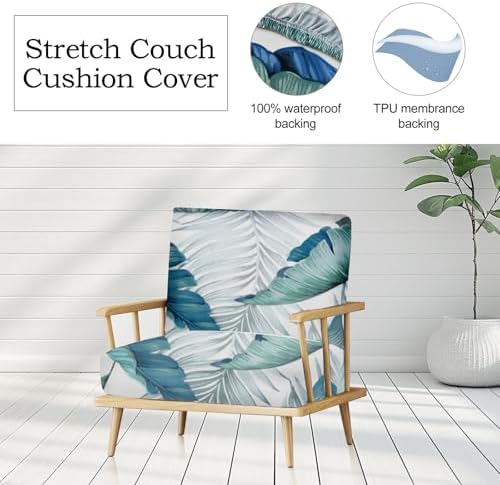 CALBODE 12Pcs Stretch Patio Cushion Covers Outdoor Couch Cover Replacement,Ou...