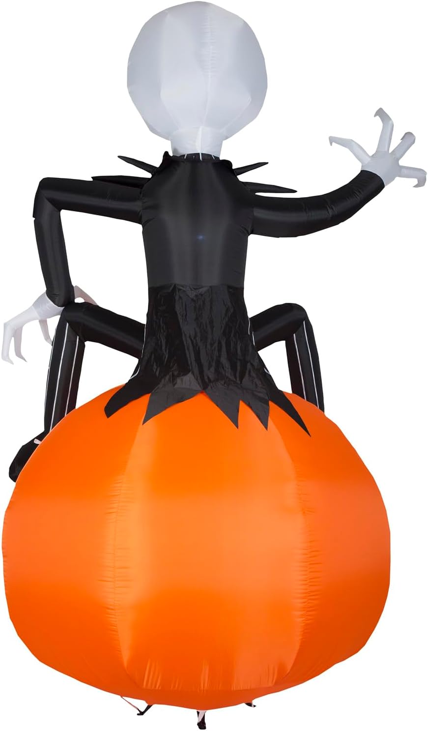 Gemmy Halloween Inflatable Jack Skellington on O' Lantern, 9.5 ft Tall, M...