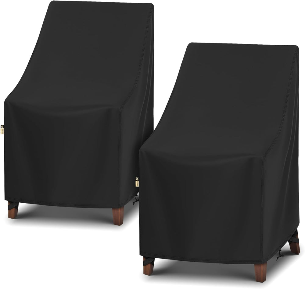 Arcedo High Back Outdoor Chair Cover Waterproof, 2 Pack, 27"W x 30"...
