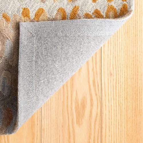 Dash & Albert Paint Chip Stone Geometric Hand Micro Hooked Wool Rug, 6...