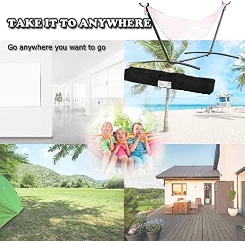 9ft Hammock Stands Portable Hammock Stand Only Hammocks with Carrying Bag for...