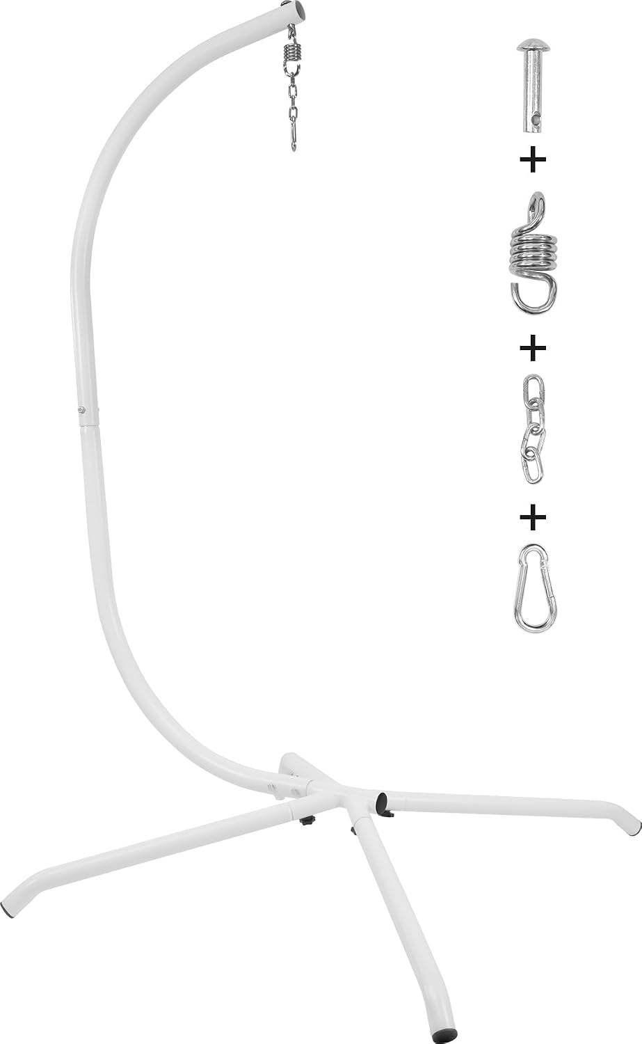 Elevon Hammock Chair Stand Only, Hanging Hammock Swing Stand for Outside with...