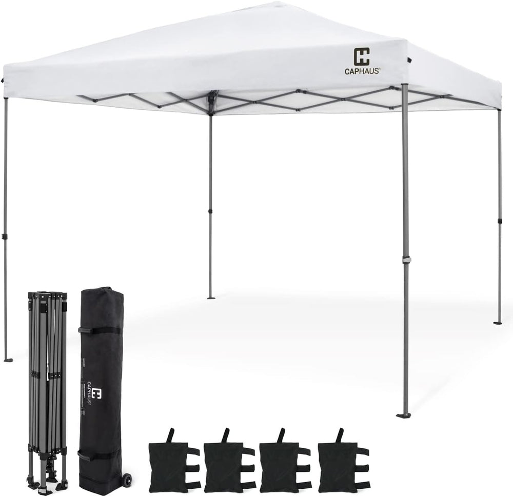 CAPHAUS Patented One-Push Pop Up Outdoor Canopy Tent, Heavy-Duty Commercial G...