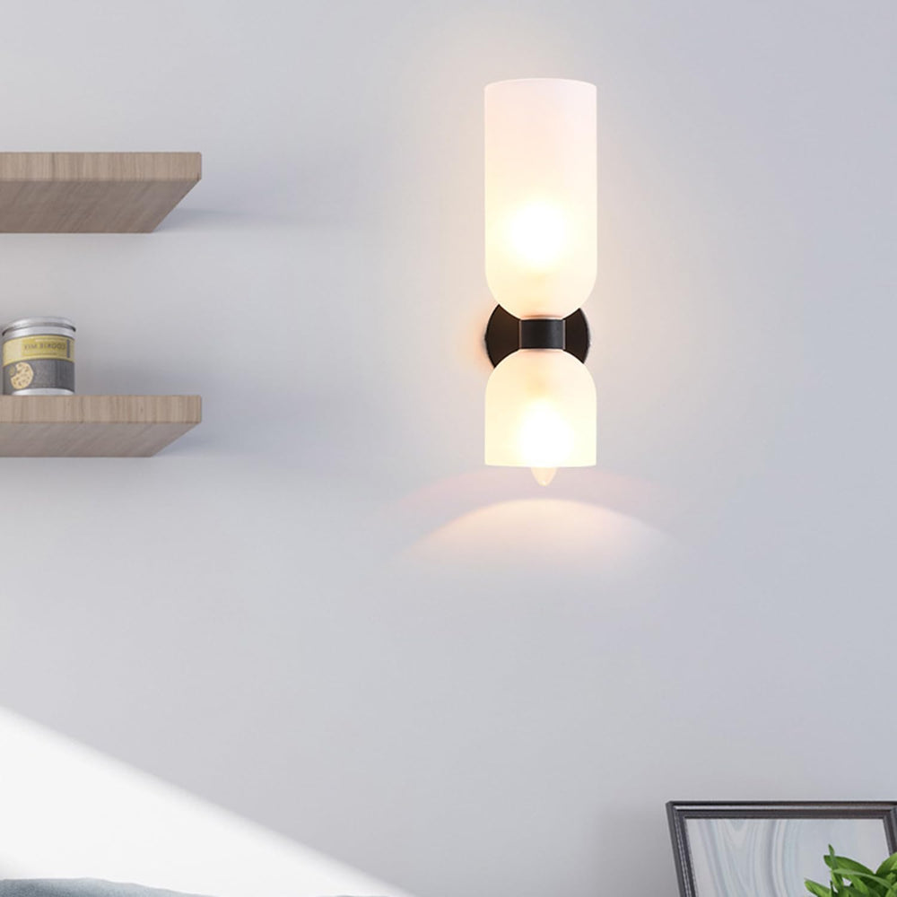Bathroom sconces Set of 2 mid-Century Modern Light Vanity sconces Fixture Mil...