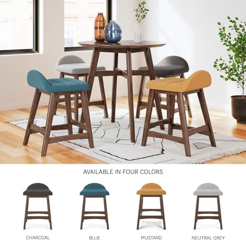 Signature Design by Ashley Lyncott Contemporary 24.25' Seat Height Counte...