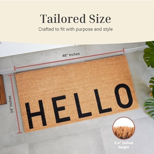THEODORE MAGNUS Welcome Mat | 17x30 or 24x48 | Modern Minimalist Doormat