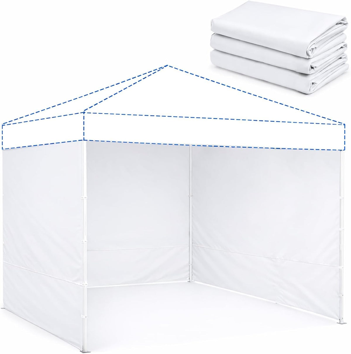 10' x 10' canopy sidewalls, 3 pack pop, main product view