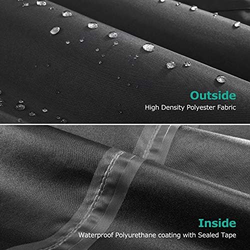 SunPatio Outdoor Daybed Cover, Heavy Duty Waterproof Round Canopy Sofa Bed Co...