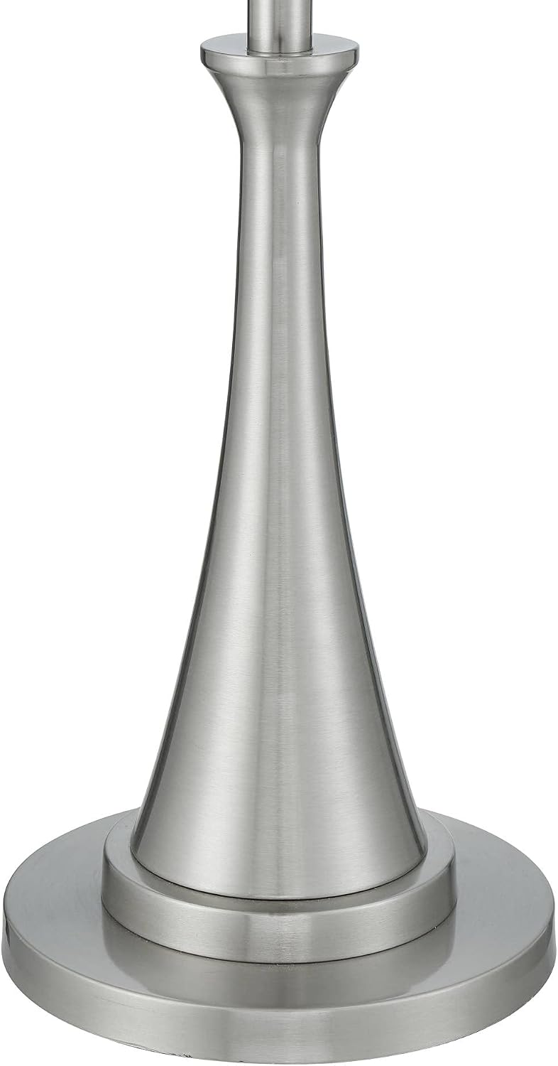 360 Lighting Karl 63 3/4" Tall Luxe Modern Brushed Nickel Floor Lamp
