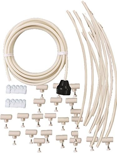 Patio Misting Kit Assembly - Make Your own Misting System (72Ft-20 Nozzles)