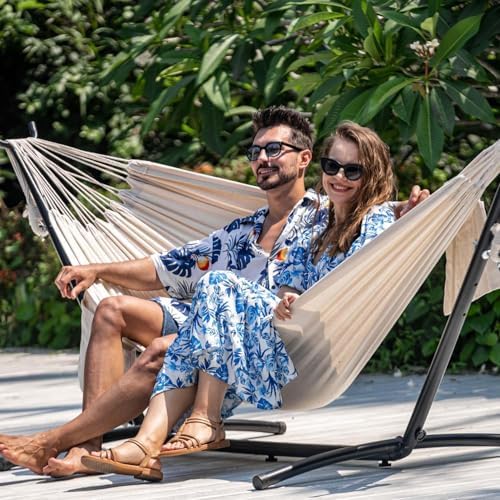 Lazy Daze Portable Hammock with Stand, Free Standing Hammocks for Indoor Outd...