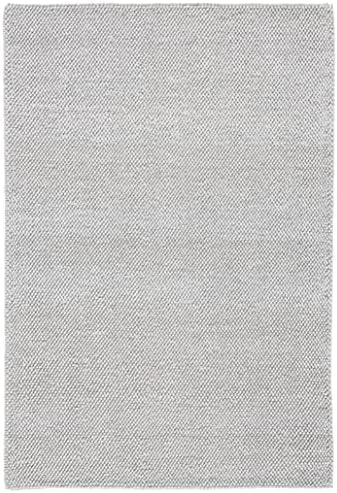 SAFAVIEH Natura Area Rug 6x8, Wool Knotted Silver NAT425G