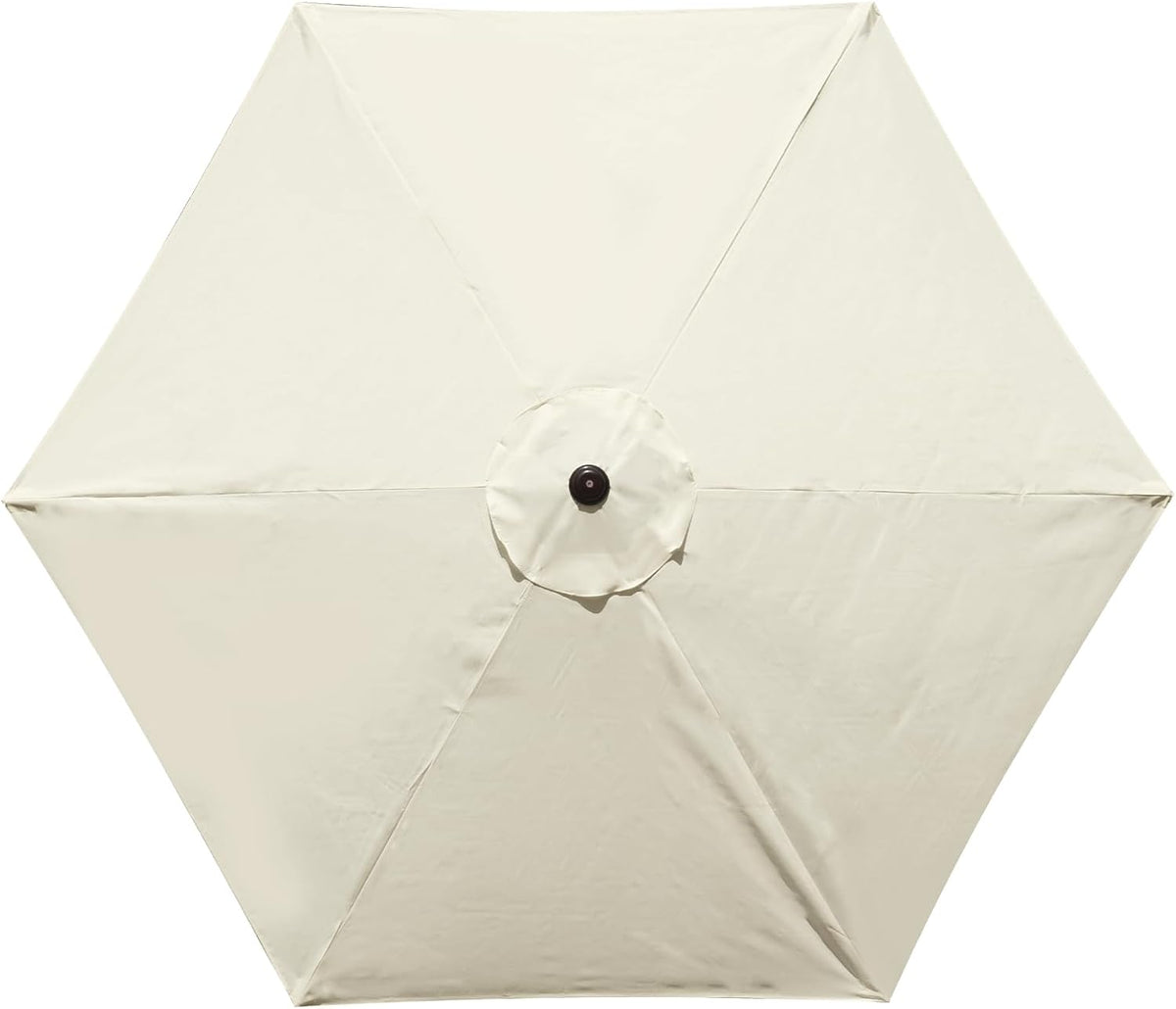 10 feet patio umbrella replacement canopy for 6, main product view