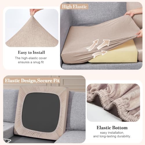 12Pcs Patio Cushion Covers Stretch Outdoor Furniture Protector Slipcovers