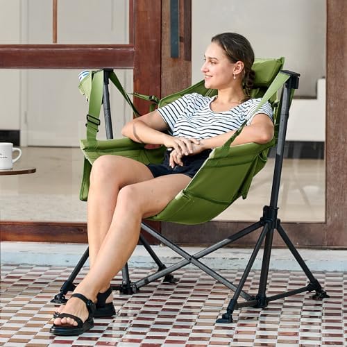 TIMBER RIDGE Hammock Camping Chair, Oversized Swinging Chair, 400lbs Load