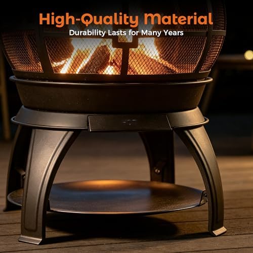BALI OUTDOORS Chiminea Outdoor Fireplace