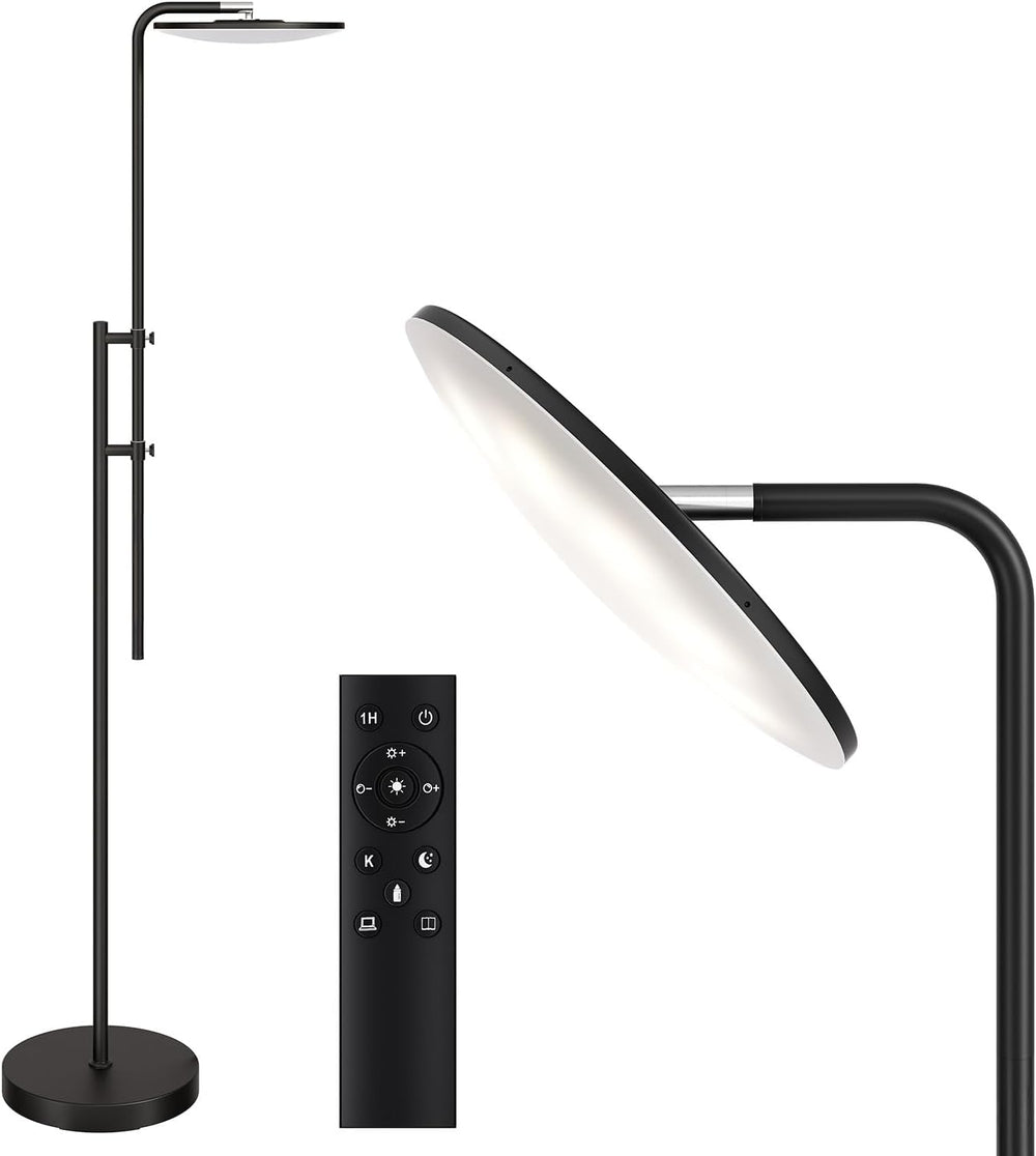 SUNMORY 32W/3000LM Bright Floor Lamp, Tall Standing Lamps for Living Room