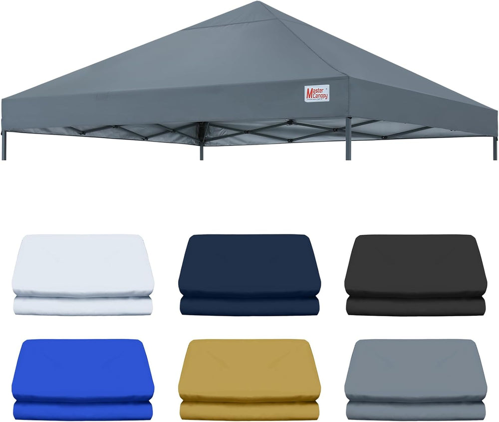 MASTERCANOPY 10x10 Replacement Pop Up Canopy Top Dark Gray