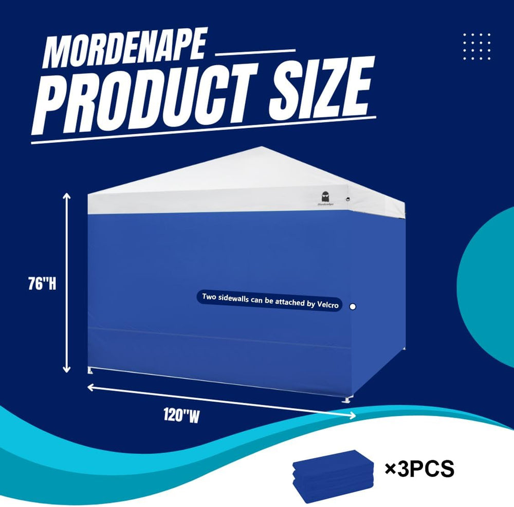 10x10 Pop Up Canopy Tent Sidewalls - Straight Leg Compatible, 300D Waterproof...