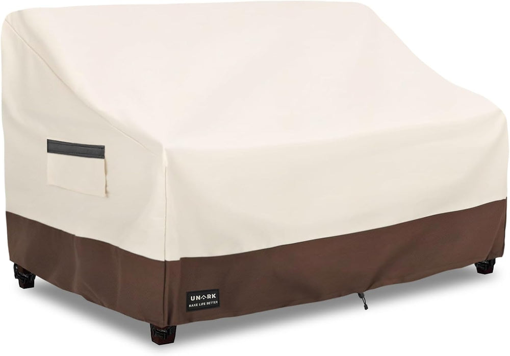 Outdoor 2-Seater Loveseat Cover, Waterproof Heavy Duty Patio Furniture Covers...