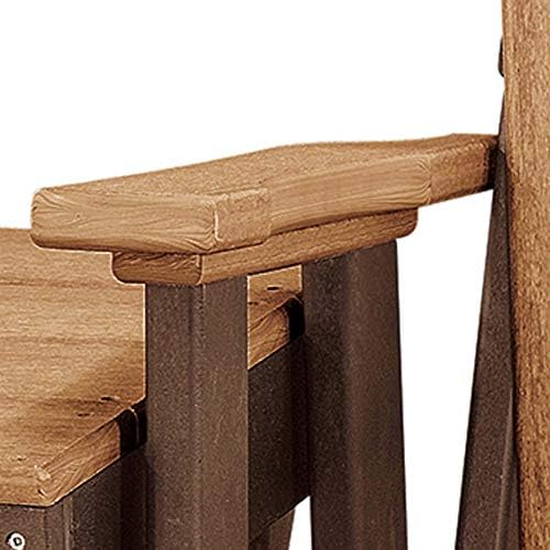 OS Home and Office 510CTB Swivel Glider, One Size, Cedar/Tudor Brown