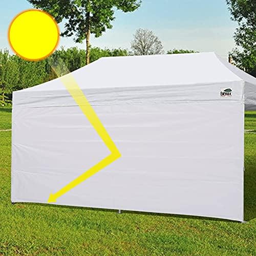 Eurmax USA 10x20 Pop Up Canopy SunWall-UV Protection for Tents,Blocks Sunligh...