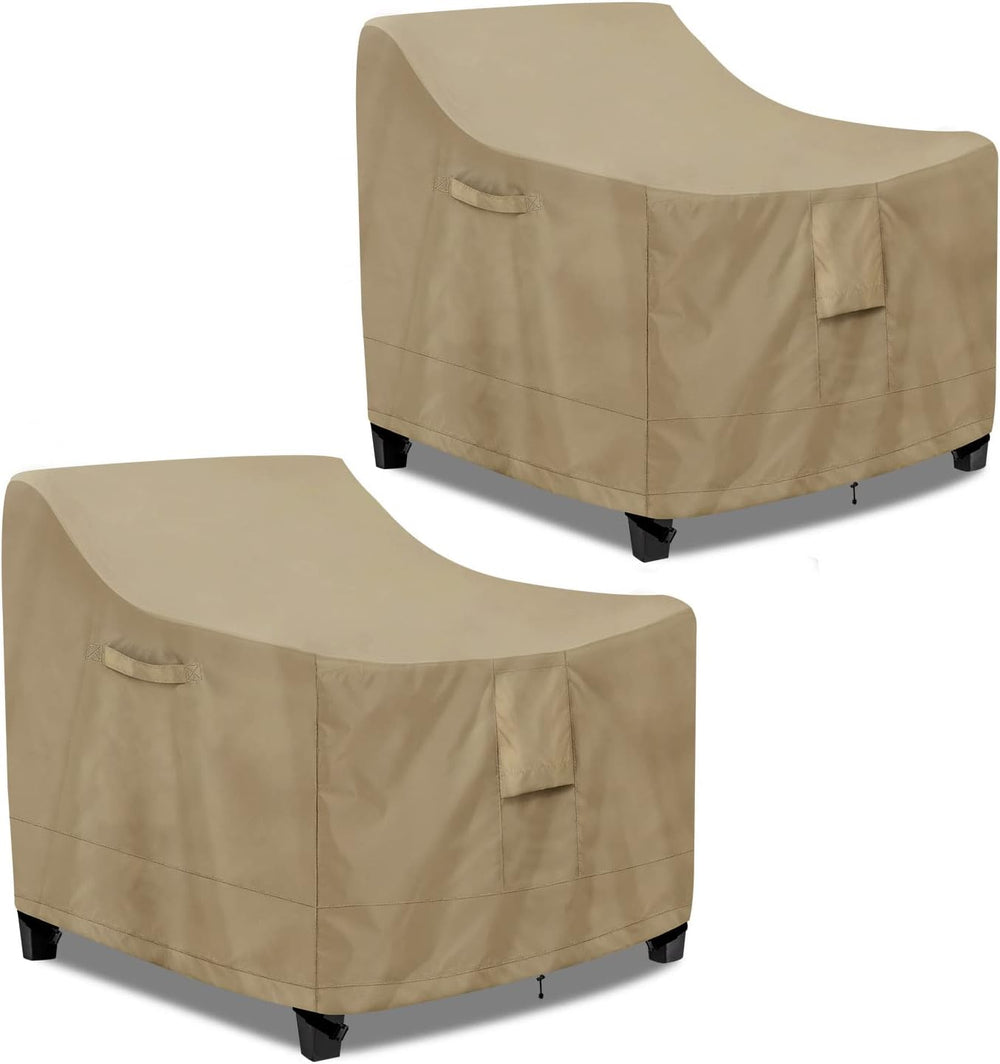 PureFit Outdoor Chair Covers Waterproof 2 Pack Patio Furniture Seat Covers