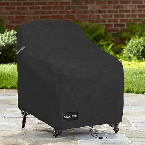 ANartcle Patio Adirondack Chair Cover 2 Pack,600D Waterproof Heavy Duty Outdo...