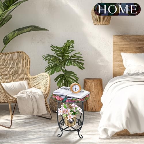 Cinnvoice Outdoor Side Table Small End Patio Porch Table