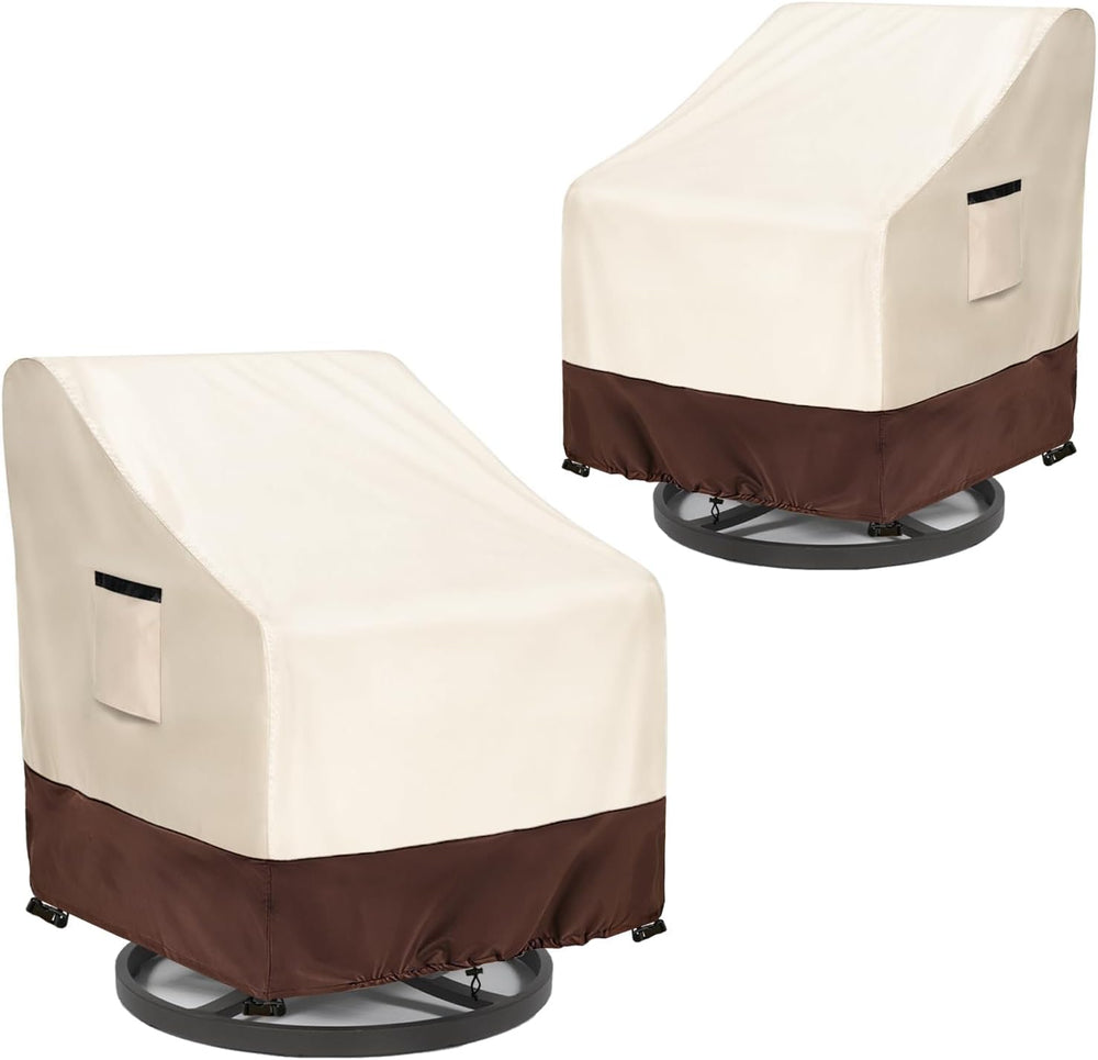 Waterproof Patio Chair Covers 2 Pack, 35" W x 37" D x 38.5" H