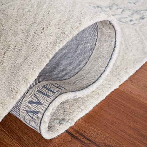 SAFAVIEH Micro-Loop Collection 10' x 14' CharcoalIvory MLP539H Handma...