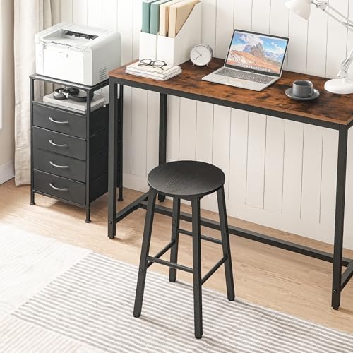 HOOBRO Bar Stools, Bar stools Set of 2,Counter Height Bar Stools, 24.8" ...