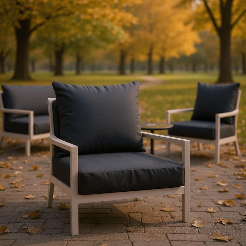 RSH DECOR Sunbrella Deep Seating Cushion with Pillow Back | 24" x 26&quo...