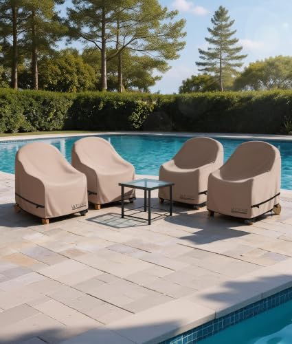 ULTCOVER Patio Adirondack Chair Cover 32W x 35D x 36H in