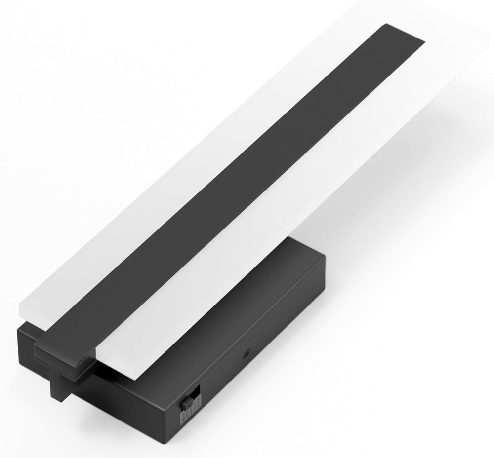Tipace Hardwired Black Dimmable Modern LED Wall Sconce 3000K 3500K 4000K 5000...