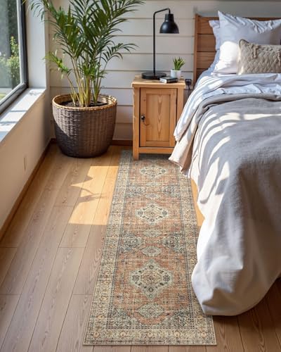 Lahome Oriental Kitchen Runner Rug Non Slip, 2x8 Runners for Hallways