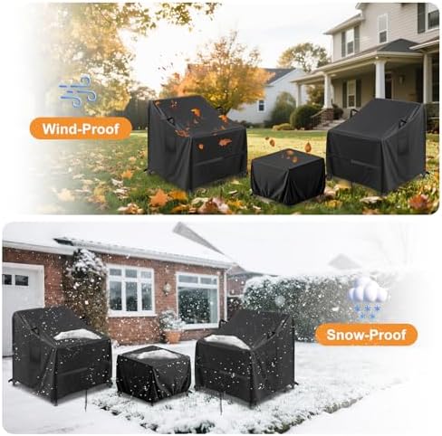 Covers for Devoko/Greesum 3 Pieces Patio Furniture Bistro Sets