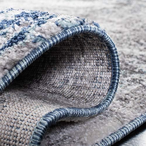 SAFAVIEH Aston Collection X-Large Area Rug - 12' x 18', Light Blue &a...