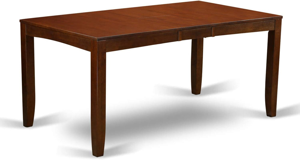 East West Furniture LYVA6-ESP-W 6 Piece Kitchen Table Set Contains a Rectangl...