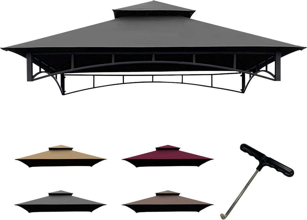 Coastshade Replacement Gill Gazebo BBQ Canopy Top for Model #L-GG001PST-F,8x5...