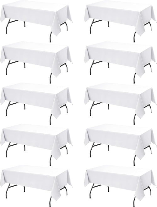 white tablecloths for rectangle tables, 60 x 102, main product view