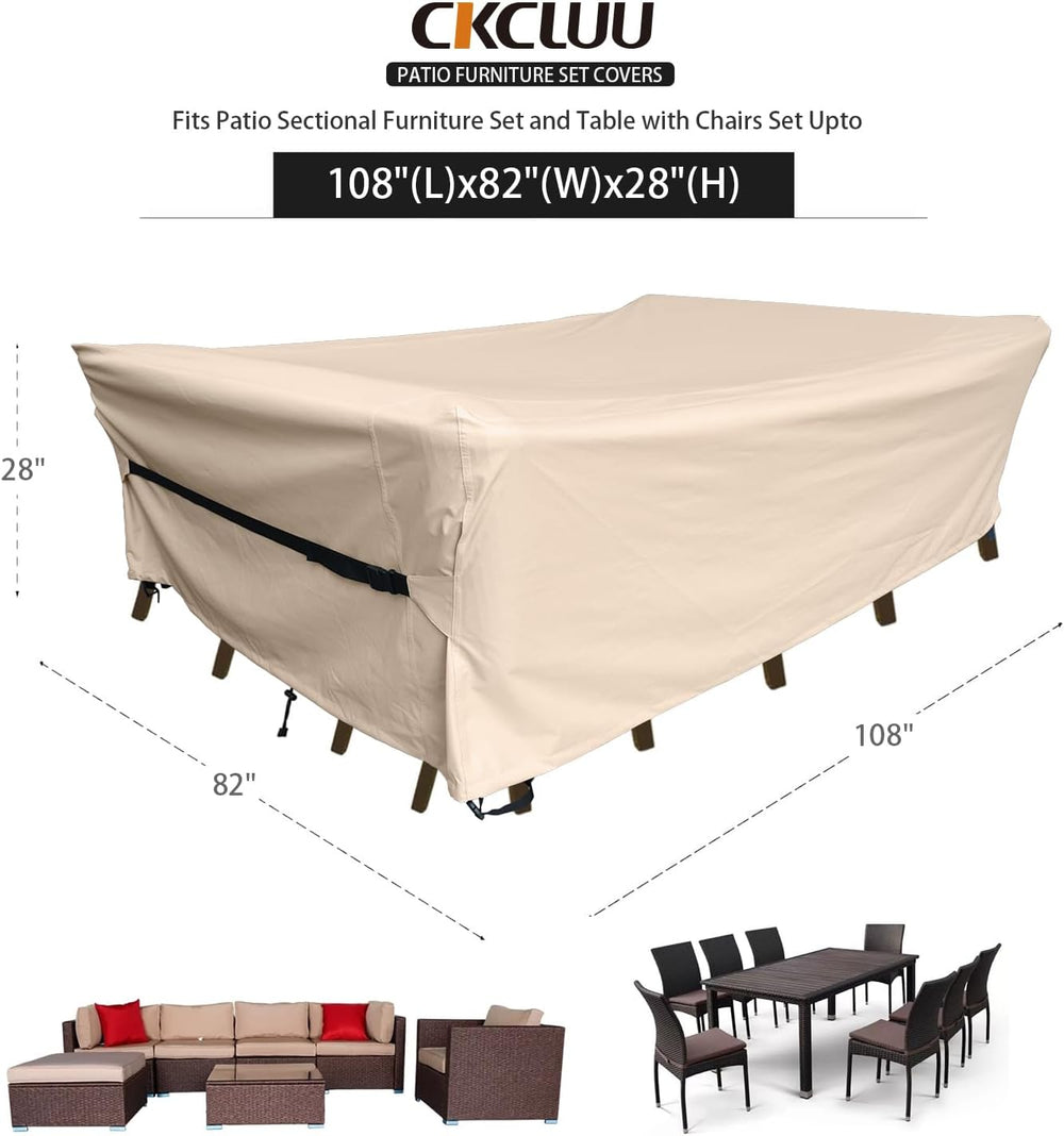 Patio Furniture Set Covers Waterproof Patio Conversation Sets Cover Outdoor S...