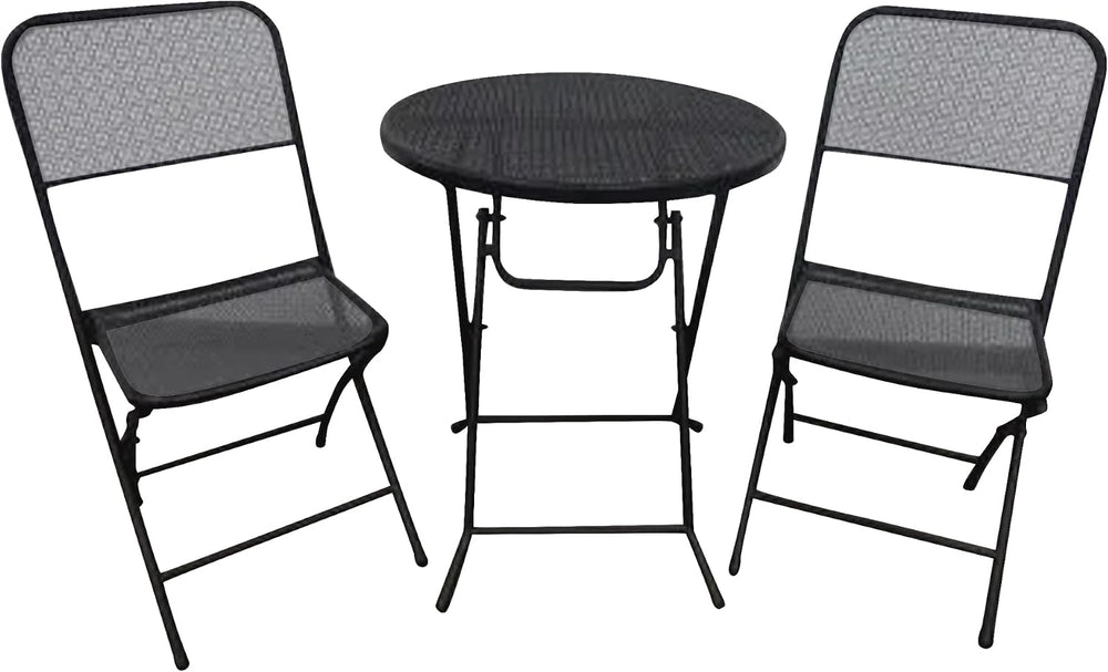 Four Seasons Courtyard Padova 3 Piece Bistro Outdoor Backyard Dining Set with...