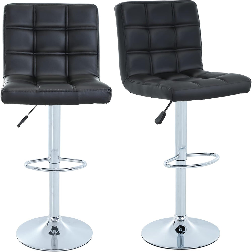 BestOffice Modern Bar Stool Set of 2 Barstools Height Adjustable Counter Heig...