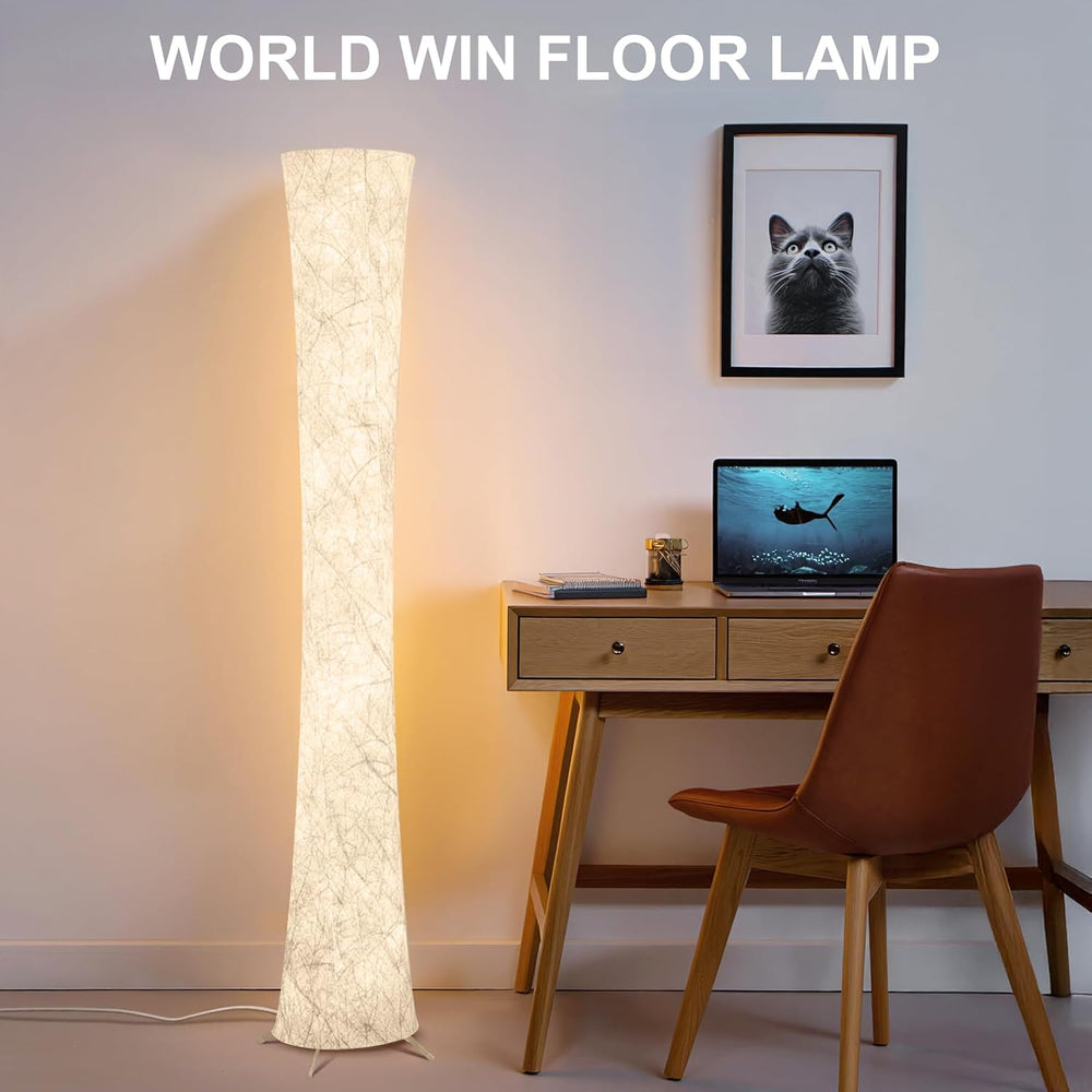 WORLD WIN Floor Lamp, 61'' Smart RGB LED Corner Lamp with Music Sync ...