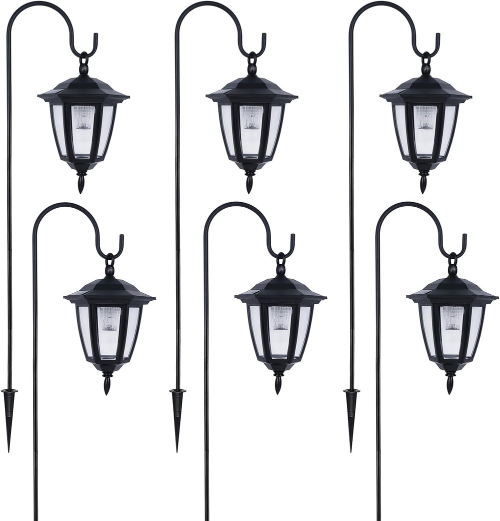 Dynaming 6 Pack Solar Hanging Lights Outdoor, Solar Powered Garden Decorative...