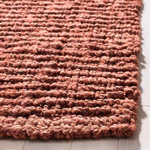SAFAVIEH Area Rug 10x14 - Natural Fiber Collection - Large - Rust, Handmade J...